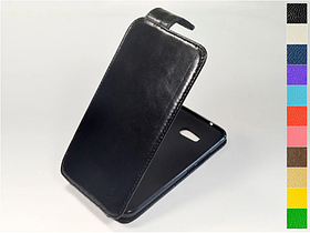 Відкидний чохол з натуральної шкіри для HTC U11