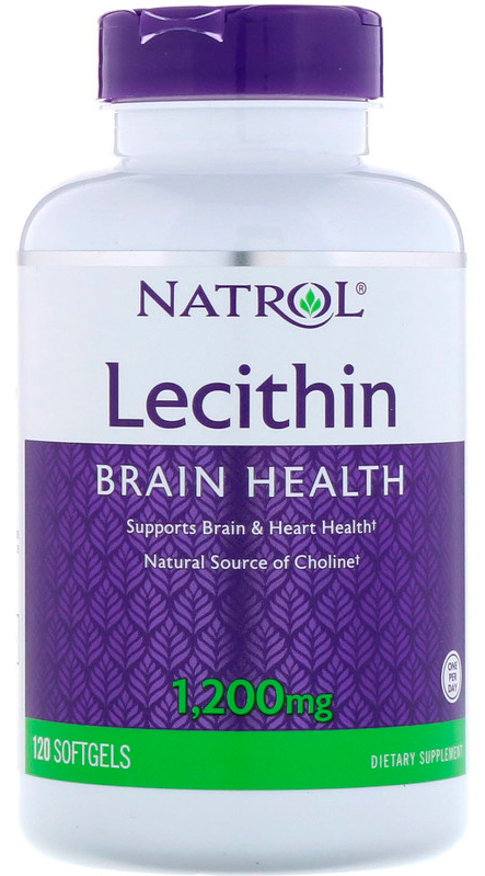 Лецитин Natrol — Lecithin 1200 мг (120 капсул)