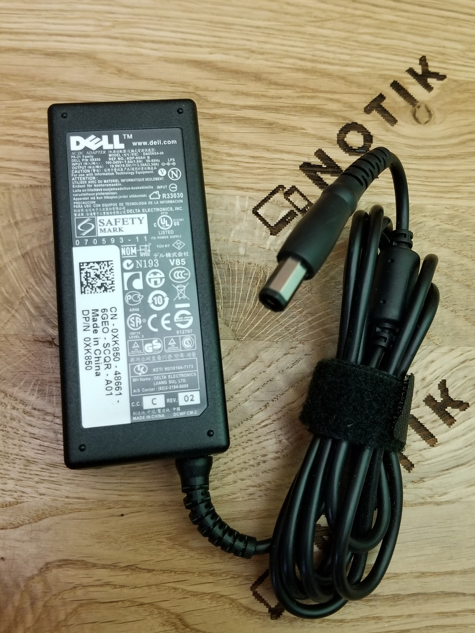 Блок живлення для ноутбука Dell 65 W 19.5 V 3.34 A 4.5x3.0 mm (DA65NS4-00) ОРИГИНАЛ