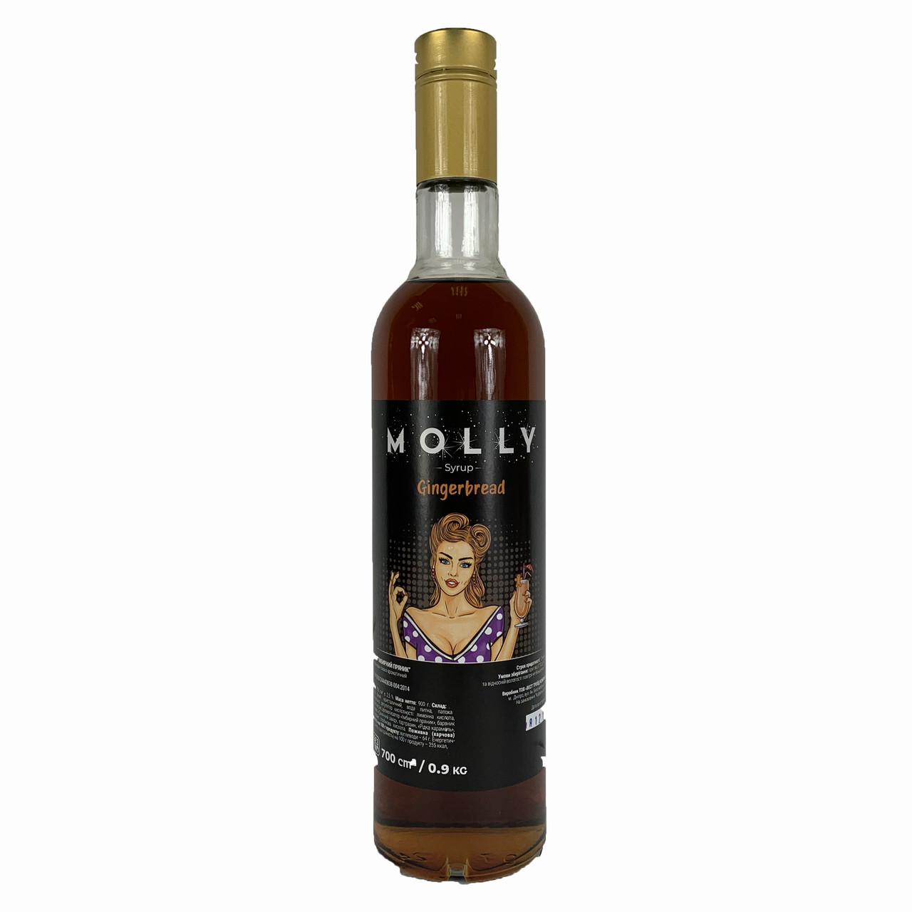 Сироп MOLLY Імбирний пряник 700 мл