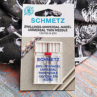 Голки побутові,Schmetz універсальна подвійна №4,0/80