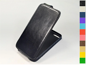 Відкидний чохол з натуральної шкіри для Huawei Y6 2018