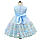 Ошатне літній небесне сукня для дівчинки.Elegant summer heavenly dress, for the girl., фото 2