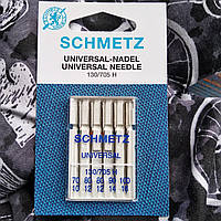 Голки побутові Schmetz універсальні MIX на 5 голок: 70(1), 80(2), 90(1), 100(1)