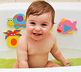 Розвиваючі іграшки для купання Аква-пазли Bath'n Puzzles комплект з 6 іграшок, фото 4