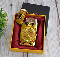 Запальничка з годинником в подарунковій коробочці, фото 1