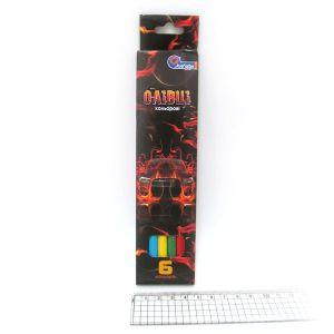 Олівці дерево 6 кольорів №7303AB-6 "Fire car" в картоні, євро JO (уп24\480), фото 1