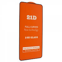 Захисне скло 21D Full Glue для Samsung Galaxy Note 10 Lite (N770) чорне 0,3 мм в упаковці