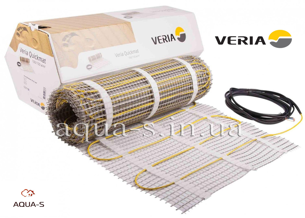 Мат нагрівальний Veria Quickmat 150 (1,5 м2 / 225 Вт) двожильний 189B0160 (Польща)