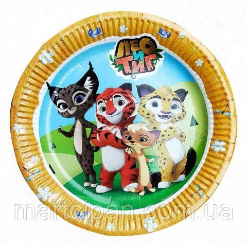 Лео та Тиг знімна картинка на торт, топери картинка, фото 1