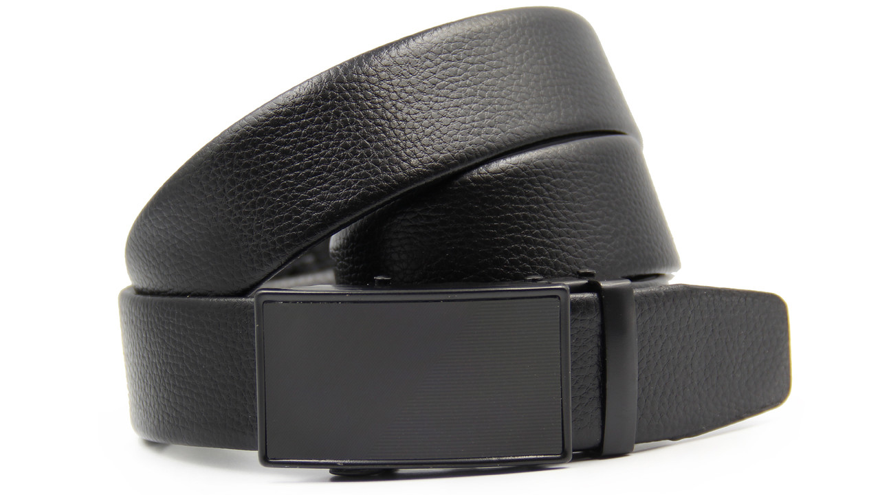 Шкіряний ремінь чоловічий для джинс, фото 1