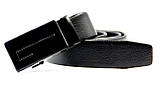 Ремінь чоловічий зі шкіри з автоматичною пряжкою, фото 2