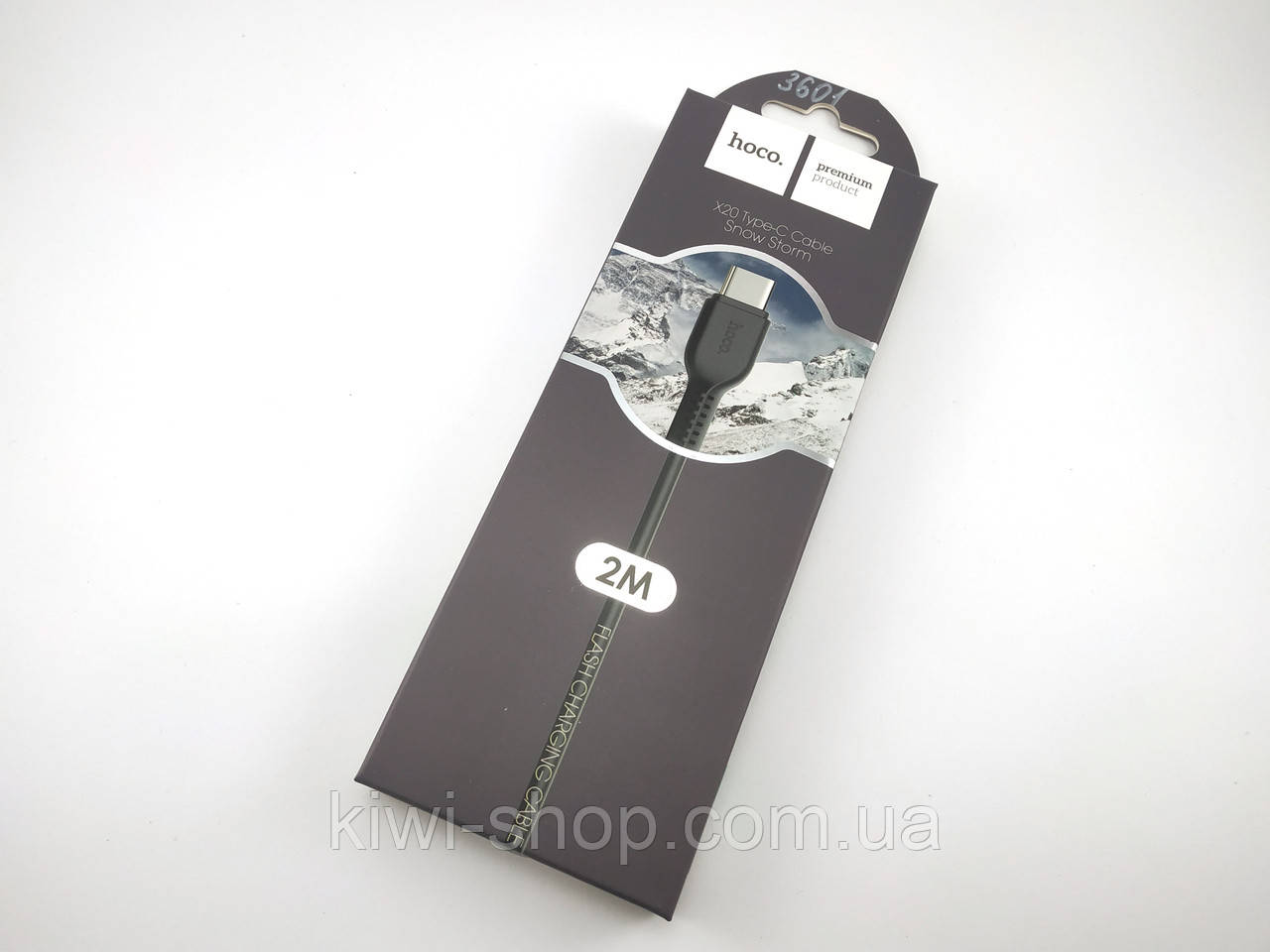 Кабель USB Type-C Hoco X20 (3м) черный, шнур для быстрой зарядки - фото 5 - id-p1162277451