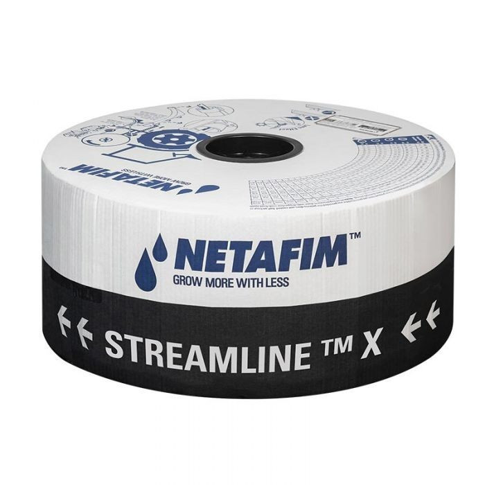 Крапельна стрічка Streamline Х  6mil - 20см - 1.1л/год - 2600м FL (Netafim - Ізраїль)