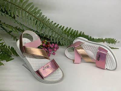 Шкіряні босоніжки для дівчинки Masheros р. 38 арт. 2121