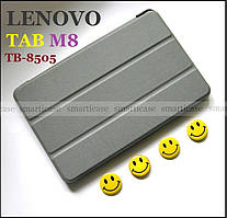 Сірий чохол книжка для Lenovo Tab M8 Tb-8505F Tb-8505X Iron Grey