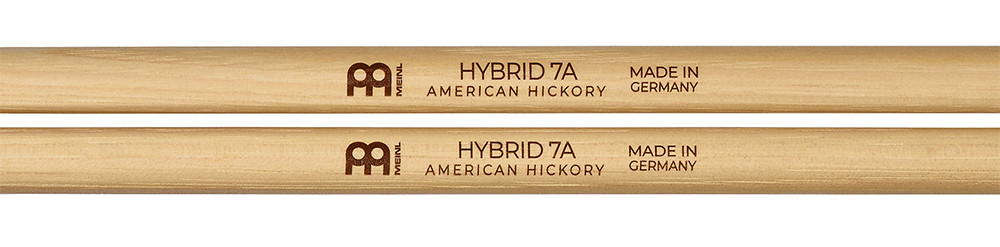 Барабанные палочки MEINL Hybrid 7A Hickory Wood Tip Drum Stick SB105 - фото 7 - id-p1173415544