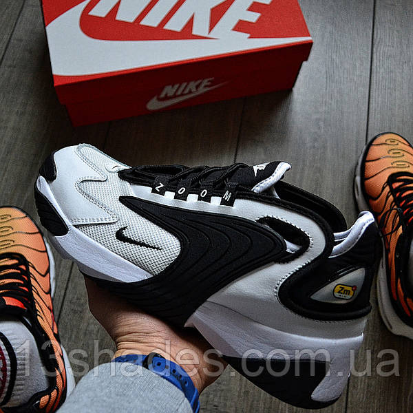 Nike 2k zoom black white best sale