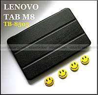 Фирменный чехол WALK для Lenovo Tab M8 Tb-8505F Tb-8505X эко кожа PU ( черный)