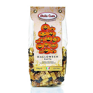 Макарони DALLA COSTA Halloween pasta з морквою та чорною морквою 250г, 24шт/ящ