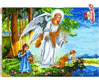 Схема для вишивки бісером (хрестиком) Бісер-Арт Ангел Охоронець (604), фото 1