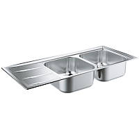 Подвійна кухонна мийка Grohe EX Sink 31587SD0 серія K400 11650