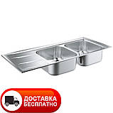 Подвійна кухонна мийка Grohe EX Sink 31587SD0 серія K400 11650, фото 2