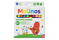 Штампи-фломастери чарівні мінливі кольори MALINOS Stempelzauber 9 (9+1) шт.