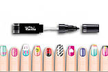 Дитячий лак-олівець для нігтів Creative Nails на водній основі (2 кольори Білий + Рожевий), фото 2
