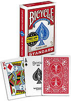 Гральні карти  Bicycle Standard Playing Cards - Poker Size Red (1001776) (B00001QHVP)