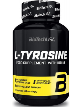 Амінокислота BIO TECH L-TYROSINE 100 капсул EXP 09/24 року включно