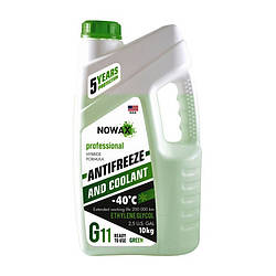 Антифриз Nowax Green G11 -40 °C Зелений NX10003 10 кг