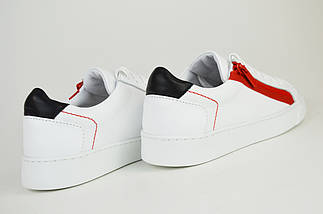 Кеди Selesta 90352 Білі шкіра, фото 5