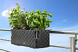 Вазон із системою автополивання Cobble Trio 40x14x14 cm світло-зелений 79008, фото 9