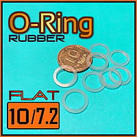 O-Ringг № 10 / 7.2. Уплотнительное кольцо из силикона для электронных сигарет.