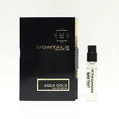 Нішеві парфуми Montale Aqua Gold 2ml пробник парфумована вода, квітковий деревно-мускусний аромат