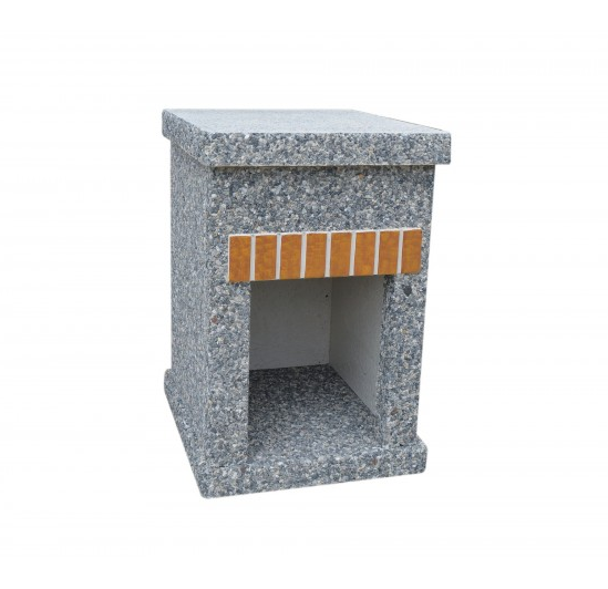 Бетонний стіл для вуличного каміна-барбекю "Манчестер" No2 вузький, фото 1