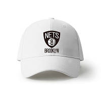 Кепка белая команда Бруклин Нетс Brooklyn Nets NBA бейсболка , блейзер