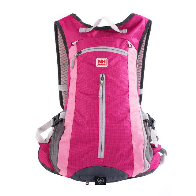 Велорюкзак Naturehike з чохлом для шолома 15 NH15C001-B Рожевий