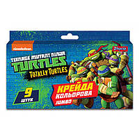 Крейда кольорова JUMBO, 9 шт. TMNT 400351