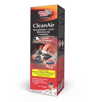 CleanAir – Очисник системи вентиляції автомобіля, аромат Нью Кар 150мл (MojeAuto) Польща