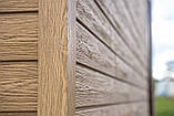 Цокольний сайдинг під дерево. Фасадна панель сайдинг "Хокла" Модрина світла 2*0,25 м. HOKLA, фото 6