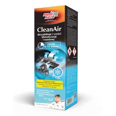 CleanAir – Очисник системи вентиляції автомобіля, аромат Акртик 150мл (MojeAuto) Польща