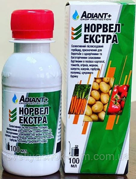 Норвел Екстра селективний післясходовий гербіцид призначений для боротьби бур’янам флакон 100 мл на 10 соток