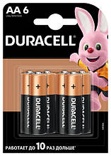 Батарейка Duracell АА LR06 MN1500 1x6 шт. (Оригінал)