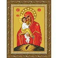 Набор с бисером икона ТО-084 Почаевская икона Божьей Матери