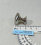 Меблева ручка, кнопка кругла, нержавійка +хром 22 мм, фото 8