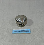 Меблева ручка, кнопка кругла, нержавійка +хром 22 мм, фото 10