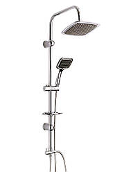 Душова стійка з тропічним душем, чорна, Marakech 8086N