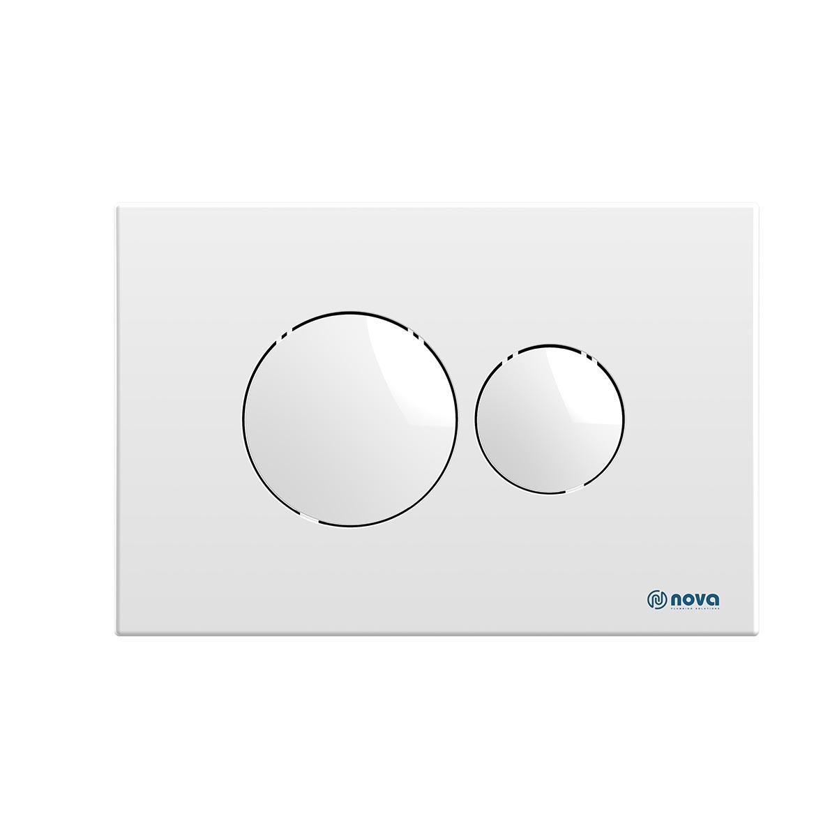 Кнопка для інсталяціі кругла біла 7310N, фото 1